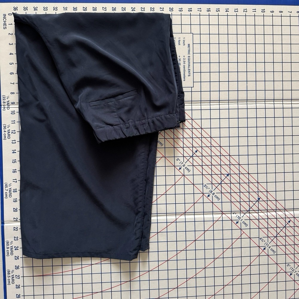 J. Jill Womens Modal Blend Wide Leg Pants Navy Blue XL Office Work Business - Picture 10 of 11